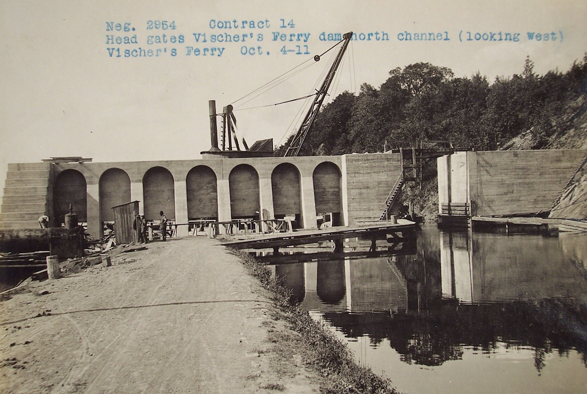 Construction of the early Power house.