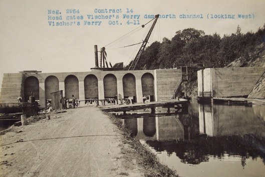 Construction of the early Power house.